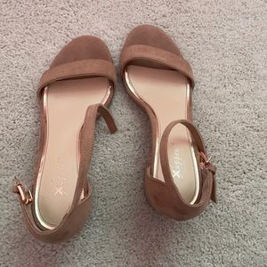 PINK/NUDE 2 INCH HEELS